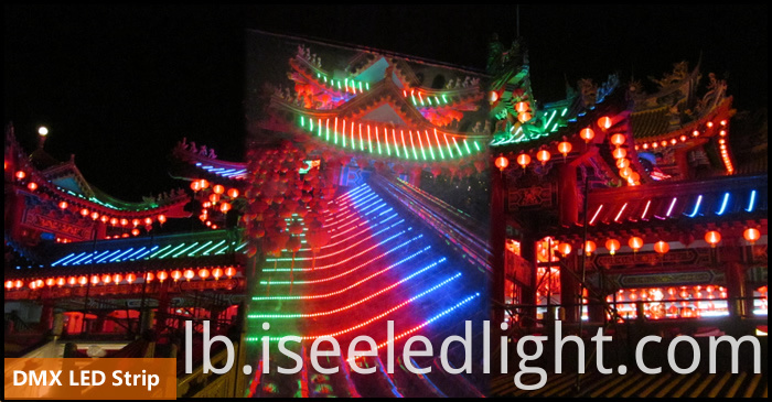 DMX LED strip outdoor